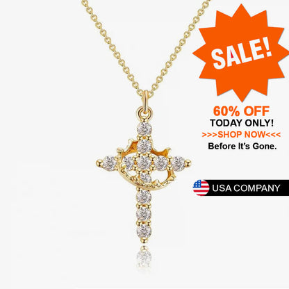 Cross Crown Necklace