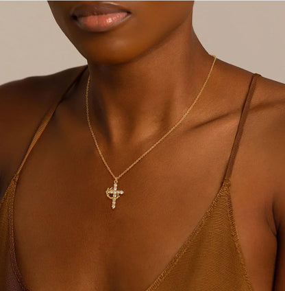 Cross Crown Necklace